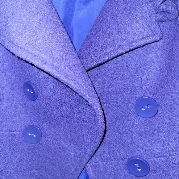 Womens Blue fall/winter Jacket - Picture 2 of 6